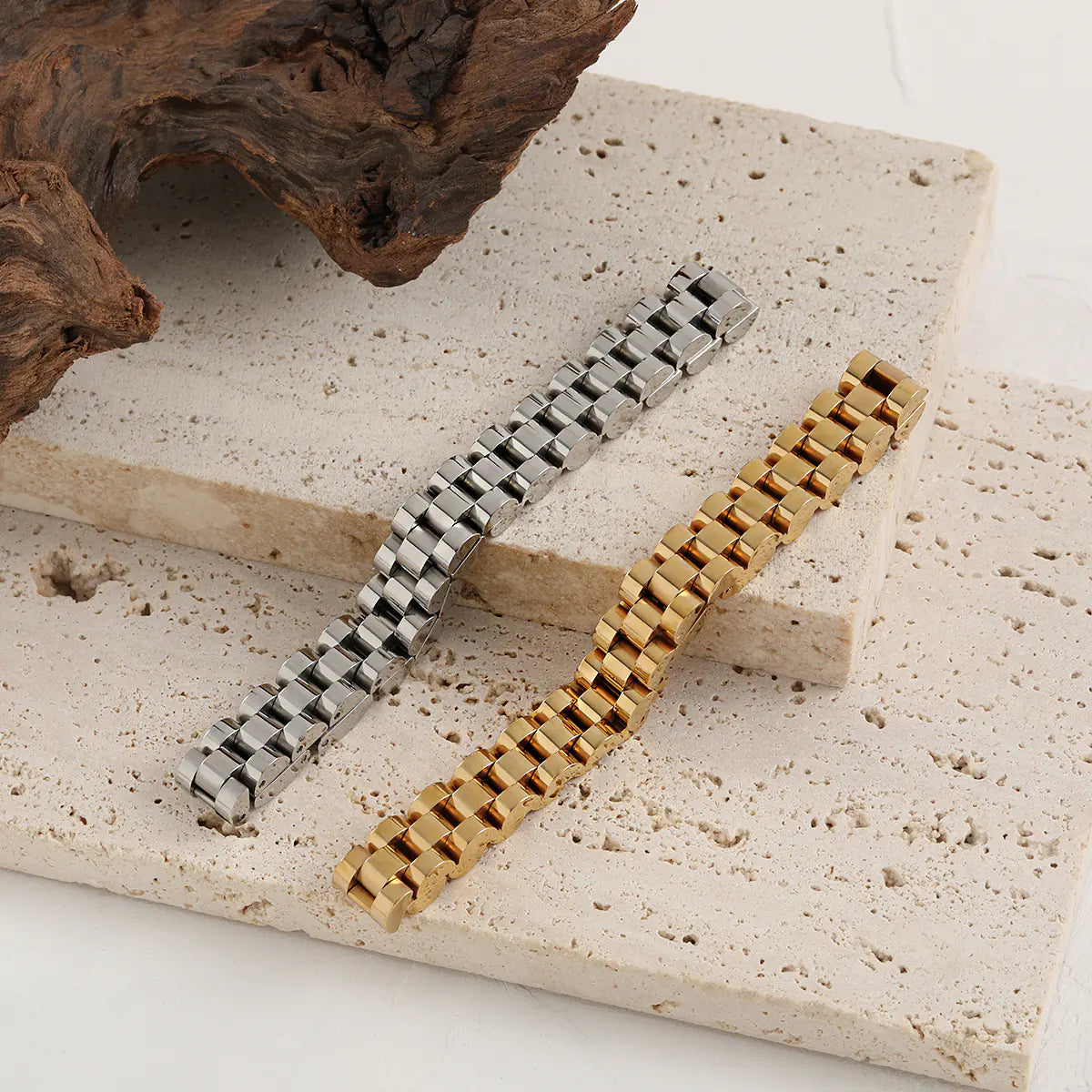 Cuban Chain Watch Bracelet - Woman
