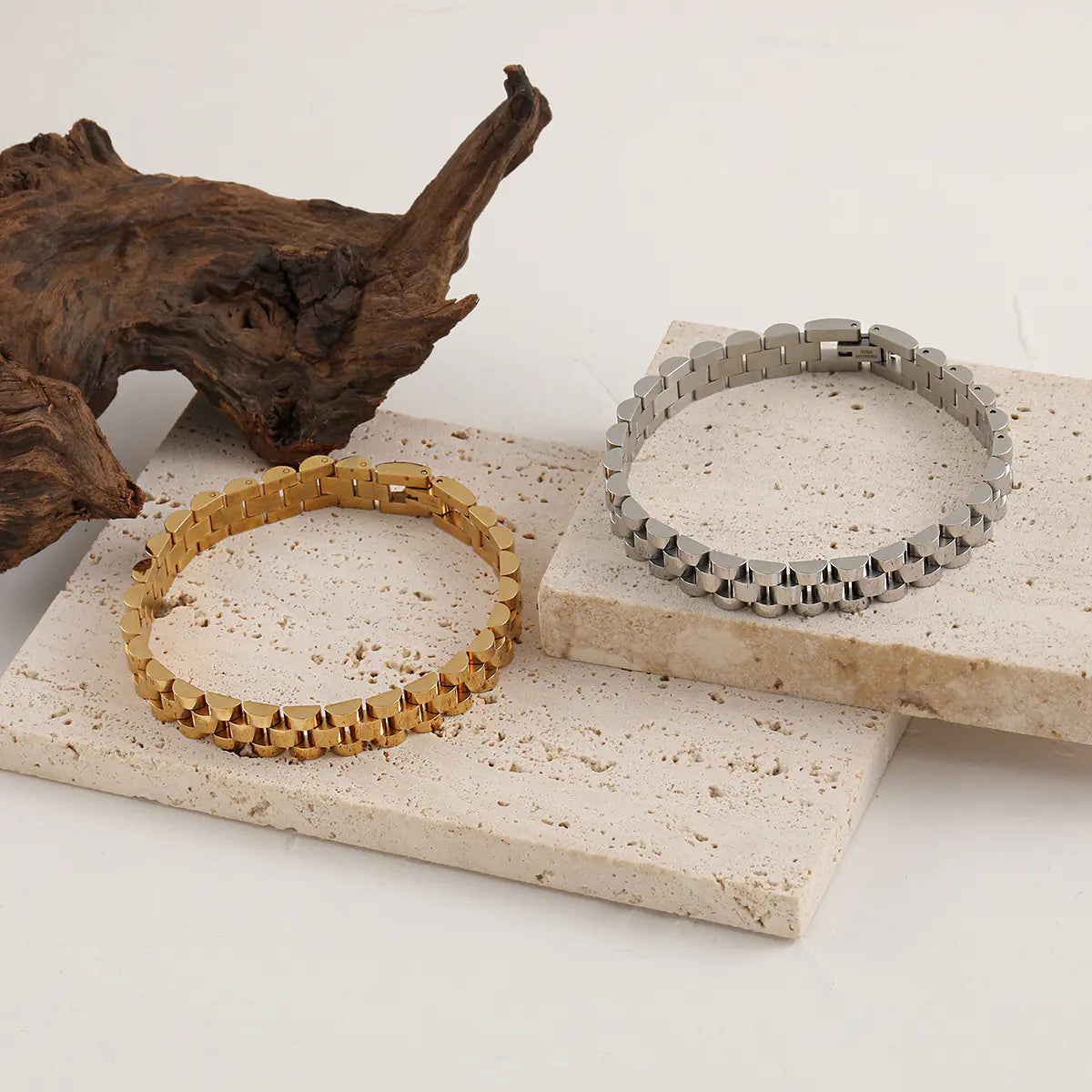 Cuban Chain Watch Bracelet - Woman